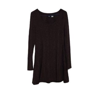 Urban Outfitters BDG Marled Brown Tunic Sweater